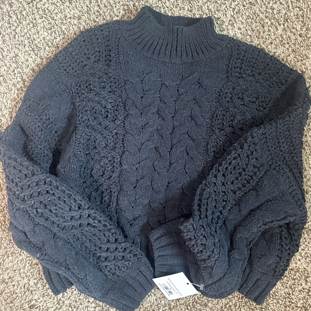 POL sweater- size small, charcoal color, NWT